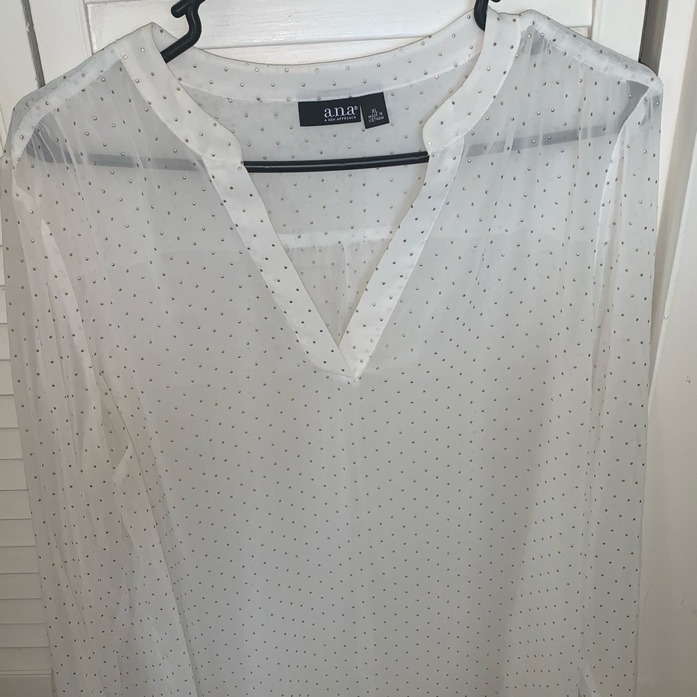 Sheer Studded Blouse
